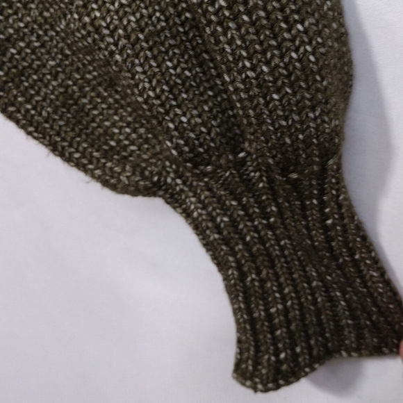 Altar'd State Cropped Sweater Women's M Green Boho Retro 90s Y2K Streetwear - Picture 3 of 9